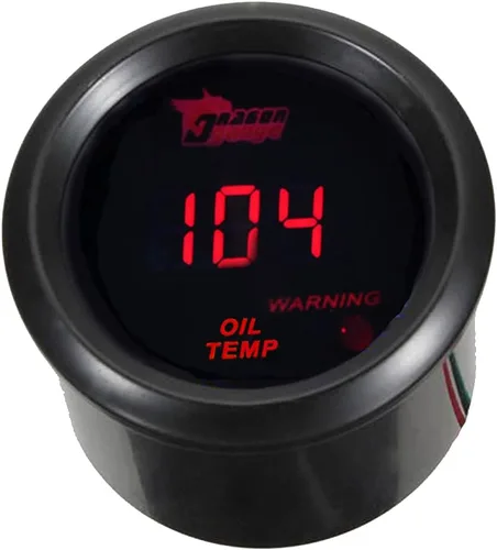 Vista 11 de ESUPPORT Medidor digital de turbo boost para coche de 2" (52mm) con luz LED roja PSI