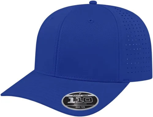 Vista 46 de Cap America i8533 Flexfit 110 Gorra Snapback Perforada de Rendimiento de Perfil Medio de 6 Paneles con Protección UV y Snapback Ajustable