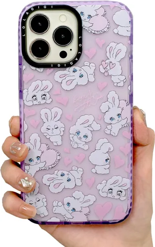 Vista 37 de Funda para iPhone 14 Plus, lindo diseño artístico de líneas faciales, diseño kawaii, diseño femenino de dibujos animados para mujeres, niñas