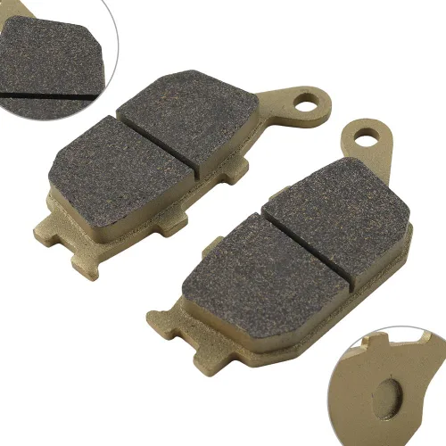 Vista 4 de FSFY 2 PC Brass FA417 Brake Pad Rear for HONDA CB CBF 600, for Kawasaki ZX-25 EN650, for Suzuki SV 400, DL 650, for Yamaha XJ6-F FZ6 for Fazer