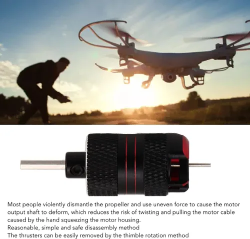Vista 3 de VBESTLIFE Herramienta de extracción de hélice para drones, herramienta de eliminación de hélice de drones de aleación de aluminio para RC FPV Drone