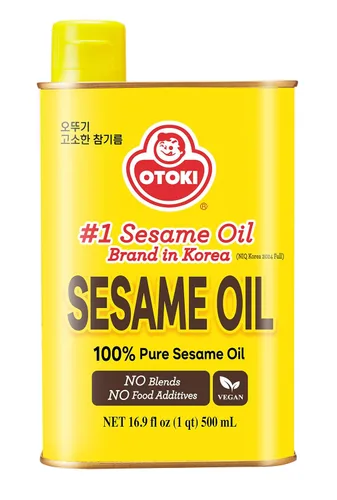 Vista 3 de Aceite de sésamo tostado de calidad superior de la marca Ottogi