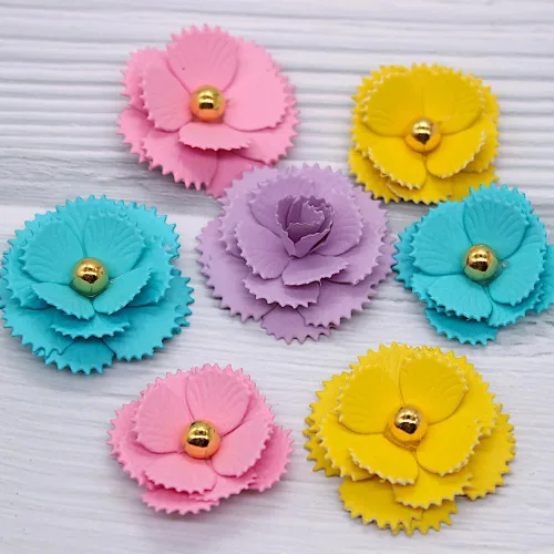 Vista 3 de KSCRAFT Plantillas de corte de metal con flores de tulipán de bellota y volantes para álbumes de recortes, decoración en relieve, tarjetas de papel