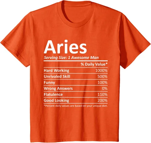 Vista 20 de ARIES Nutrition - Camiseta divertida de regalo con nombre personalizado para cumpleaños, Negro, S