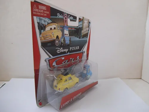 Vista 3 de Disney Pixar Cars Guido & Luigi - Vehículo fundido a troquel