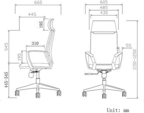 Vista 2 de Silla de oficina con almohada para reposacabezas ajustable ergonómica de transferencia de elevación silla de computadora para el hogar, taburete