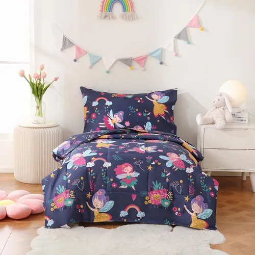 Vista 21 de JSD Juego de ropa de cama infantil de avión