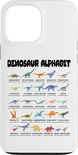 Vista 23 de iPhone 16 Alfabeto de dinosaurio - Tipos de dinosaurios - Estuche de identificación de dinosaurios