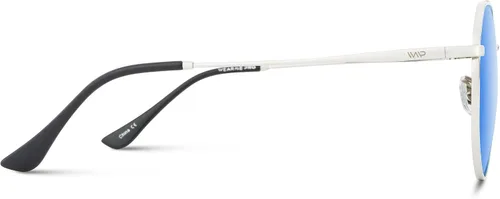 Vista 4 de WearMe Pro Gafas de sol polarizadas aviador para mujeres y hombres protección UV lente reflectante rosa azul aviadores negros