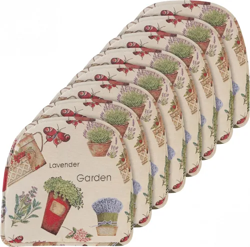 Vista 67 de Klear Vu Raindrop The Gripper - Cojines antideslizantes para silla, suaves y cómodos, almohadillas para asiento, almohadón para cocina, comedor u