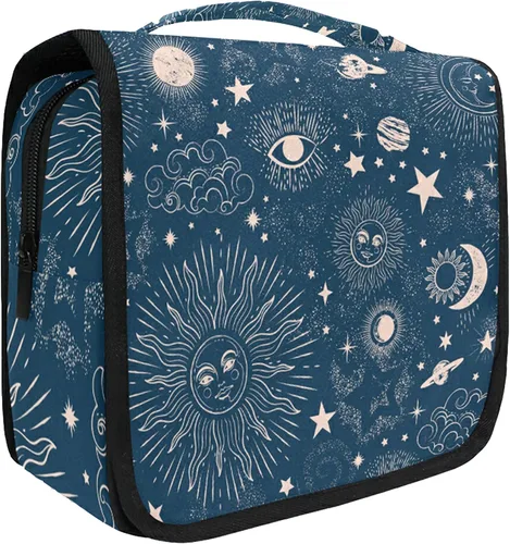 Vista 9 de senya Kit de neceser de viaje colgante, estuche de maquillaje, organizador de cosméticos para hombres y mujeres