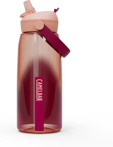 Vista 23 de CamelBak Thrive - Botella de agua con pajita de 20 onzas, color rubor amanecer