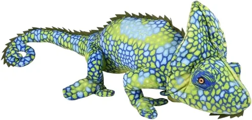 Vista 3 de Rhode Island Novelty AP One - Camaleón realista de peluche verde grande, 27 pulgadas