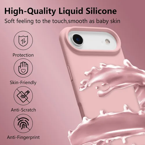 Vista 641 de Funda magnética de silicona para iPhone 13 Pro, color blanco antiguo [Compatible con Magsafe] [Forro de microfibra suave antiarañazos], funda