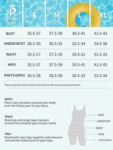 Vista 7 de beautyin Trajes de baño tipo unitardo para mujer, con espalda cruzada, atléticos, de una pieza, hasta la rodilla