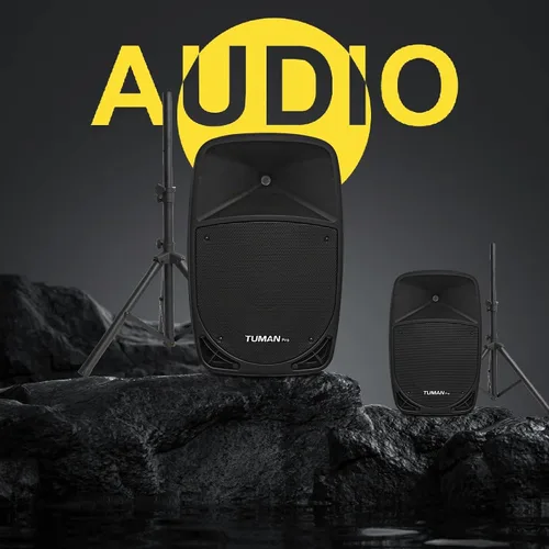 Vista 6 de Sistema de altavoces PA de alta potencia de 10 pulgadas y 1200 W