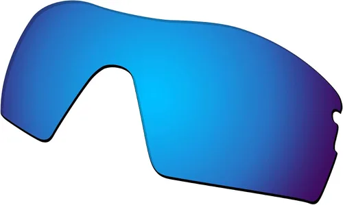 Vista 2 de BroLizard Reemplazo de lente polarizada para lentes de sol Oakley Radar XL - Lentes polarizados negro+titanio+rojo + azul, Negro + titanio + rojo +