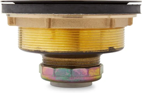 Vista 9 de Signature Hardware 480532 Colador de cesta de 4-1/2" con cordal - Oro cepillado