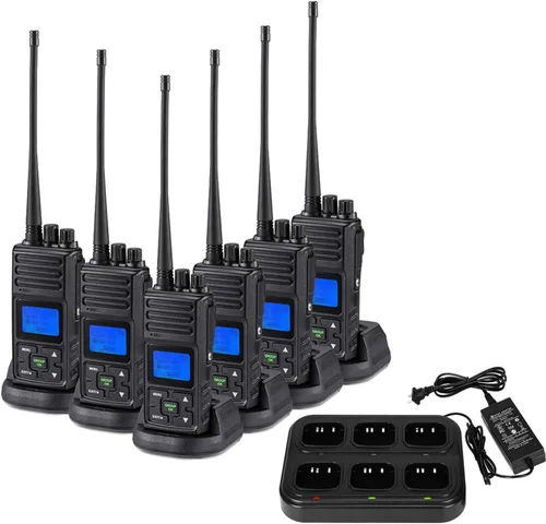 Vista 6 de SAMCOM Cargador multibanda de seis vías para radios FPCN30A 6 paquetes