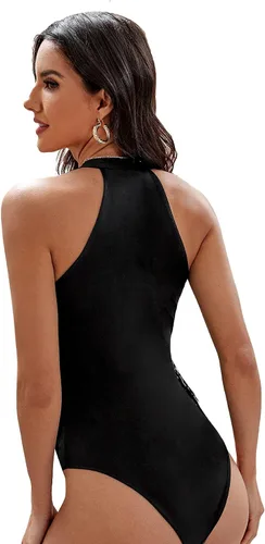 Vista 2 de Verdusa Body de tirantes sin mangas con flecos para mujer
