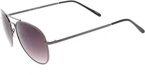 Vista 3 de zeroUV Gafas de sol de aviador para mujer, estilo clásico, para caras pequeñas, 1.969 in
