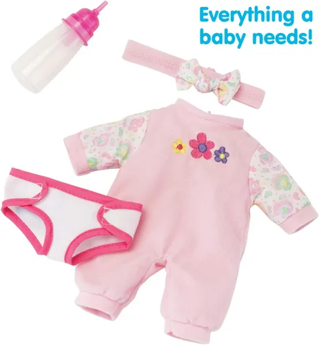 Vista 3 de Kidoozie Sweetie Doll - Muñeca de cuerpo suave de 12 pulgadas con ojos abiertos y cerrados para edades de 12 meses en adelante, perfecta