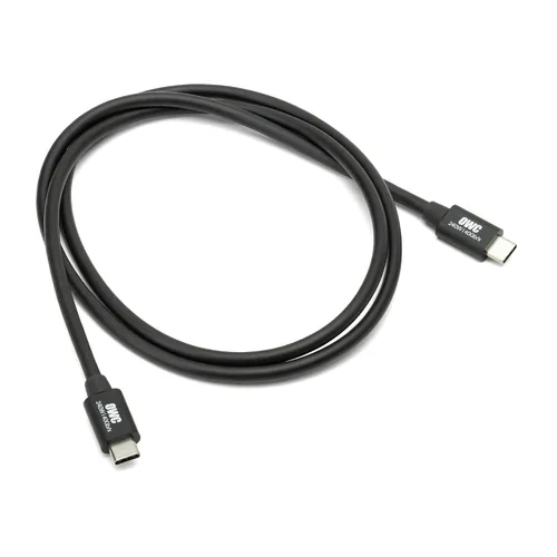Vista 9 de OWC Cable Thunderbolt 5 (USB-C) de 0.8 M, hasta 80 Gb/s de velocidad de datos bidireccional, hasta 120 Gb/s para mayor ancho de banda de pantalla