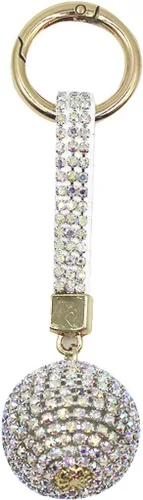 Vista 7 de AIBEARTY Llavero de bola de cristal brillante con diamantes de imitación de moda, bolsa de automóvil, llavero colgante para mujeres y niñas, regalo