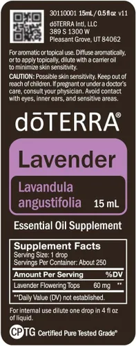 Vista 7 de doTERRA Aceite Esencial de Lavanda - 0.5 fl oz (Lavanda)