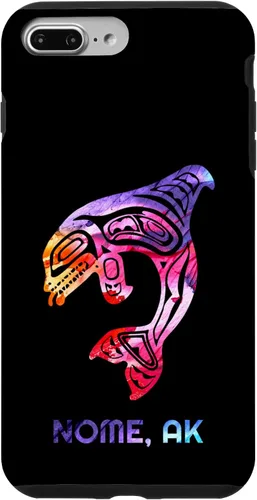 Vista 9 de iPhone 15 Nome Alaska Native American Orca Killer Whale Case