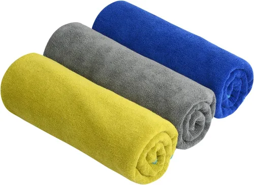 Vista 10 de SINLAND Toallas de microfibra para gimnasio, súper absorbentes, compactas, toalla de entrenamiento de viaje, secado rápido, toalla de sudor