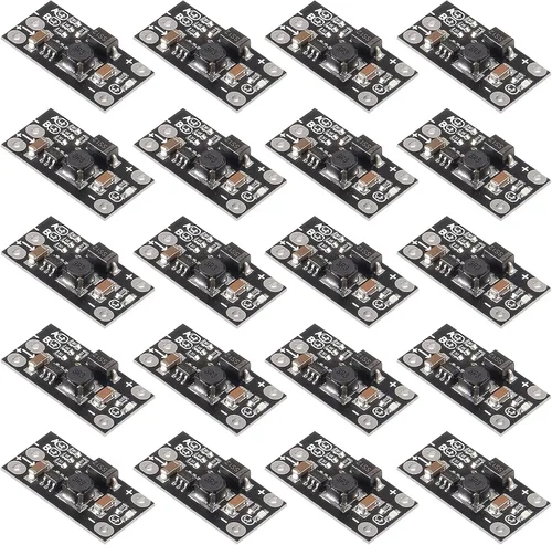 Vista 7 de AITRIP 10 unids 1.5A multifunción Mini Boost Module Step Up Board 3.7V a 5V 8V 9V 12V Step Up Board con indicador LED para DIY módulo de voltaje