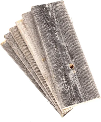Vista 9 de Paquete de muestras de madera rústica de granero Conjunto de muestras de 6 pulgadas Tabla de madera Paneles de pared Remodelación Hazlo tú