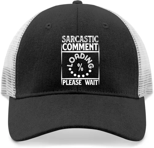 Vista 9 de Cap Sarcastic Comment Loading Please Wait Baseball Cap for Women Vintage Denim Baseball Caps Adjustable