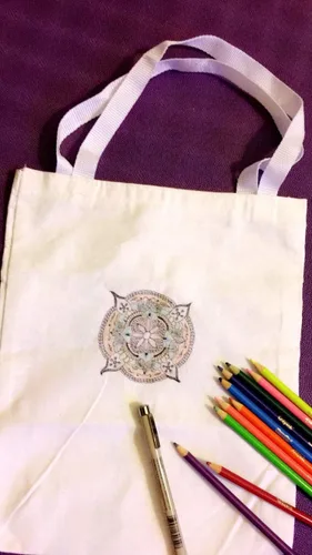 Vista 3 de GiftExpress Paquete de 12 bolsas de lona de color natural de 13 x 11 pulgadas de ancho, bolsas de manualidades, bolsas de comestibles (paquete de 12)