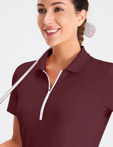 Vista 2 de Hiverlay Vestidos de tenis para mujer con 2 bolsillos, pantalones cortos integrados UPF 50+, vestido de golf para entrenamiento, vestidos atléticos