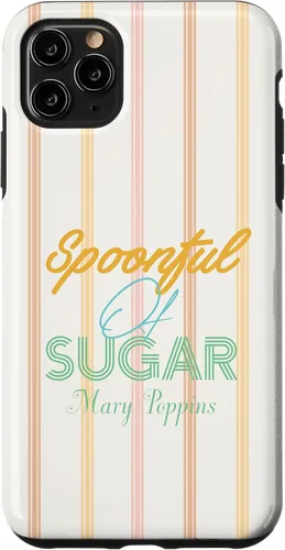 Vista 13 de Funda para iPhone 13 Pro Max Disney Classic Mary Poppins Spoonful of Sugar Striped Case