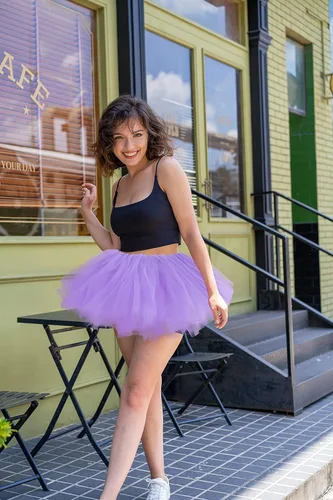 Vista 91 de Simplicity - Falda tipo tutú clásica de 5 capas para mujer