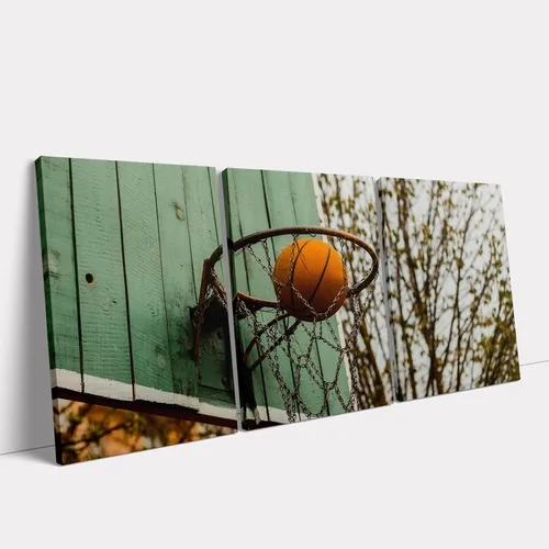Vista 14 de Arte de lienzo para pared, silueta de partículas de baloncesto, póster de deportes, impresiones artísticas, pintura, cuadros enmarcados, obra