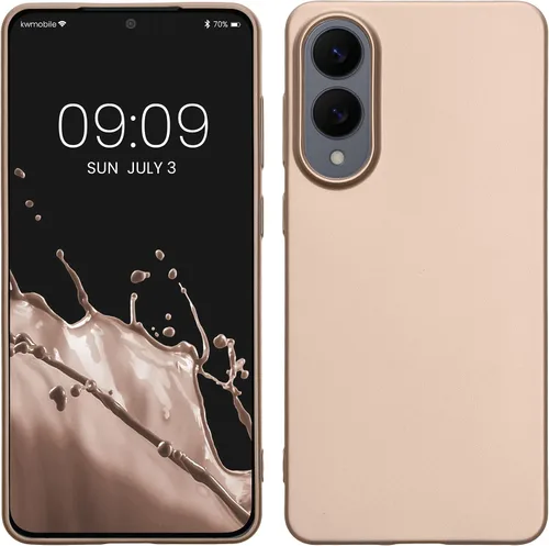 Vista 231 de kwmobile Funda compatible con Samsung Galaxy S23 - Funda protectora de silicona TPU suave y delgada - Piedra antigua