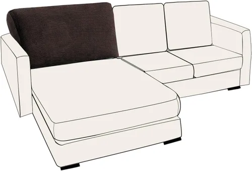 Vista 107 de UNBBRRL Fundas de cojín de asiento para sofá, elásticas, funda de cojín individual para sofá, fundas de cojín para sofá, fundas de héroe protegen
