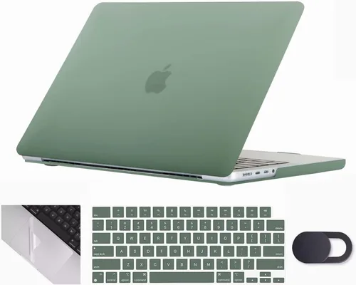 Vista 32 de Se7enline Funda rígida compatible con MacBook Pro de 16 pulgadas 2021/2022/2023/2024 para A2485 A2780 A2991 A3403 M4 M3 M2 M1 y teclado y protector