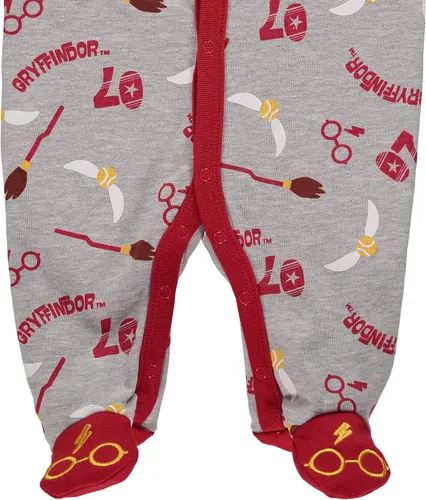 Vista 3 de Harry Potter Baby Boys Footie Fleece Pajamas Baby Footed Pajamas Baby Sleeper Baby Gifts
