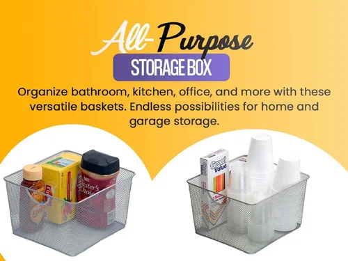 Vista 5 de Ybm Home Soporte magnético para lápices, organizador de malla de alambre con imanes fuertes, excelente para pizarras, refrigerador y taquilla, 1