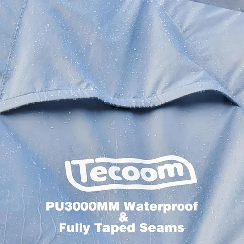 Vista 8 de Tecoom Truck Bed Tent, Double Layer Waterproof PU3000mm for 5.5-6.7ft, Portable 2/3 Person Compact Full Size Pickup with Rain Fly for Back of