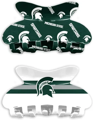 Vista 9 de Littlearth Juego de pinzas para el cabello del equipo NCAA Michigan Wolverines