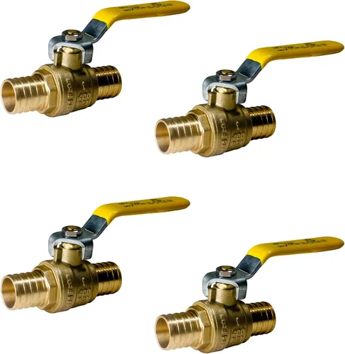Vista 10 de XFITTING 2 piezas de válvula de bola Pex de 1 pulgada, 23-1-1 = 2X (2 paquetes)