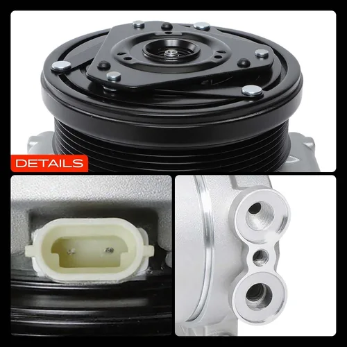 Vista 9 de A-Premium Compresor de A/C con embrague compatible con Chevrolet Astro 4.3L 1996-2005, GMC Safari 4.3L 1996-2005