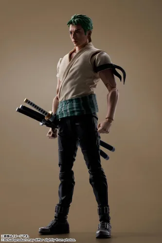Vista 16 de TAMASHII NATIONS - Una serie de Netflix: One Piece - Figura de acción Roronoa Zoro S.H.Figuarts