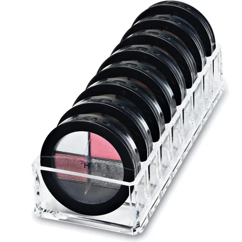 Vista 3 de Set de regalo organizador acrílico para polvos y labiales, de byAlegory